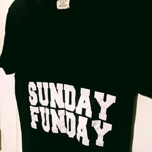 Sunday Funday V-Neck Short Sleeve T-Shirt